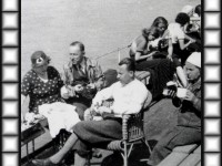 Wycieczka szkolna - rejs statkiem po Wiśle z Warszawy do Gdańska - 1936 rok